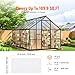 VEVOR 14 Pack Polycarbonate Greenhouse Panels, 2' X 4' X 0.16'' Roof Panels Sheets, Waterproof UV Protected Corrugated Plastic Roofing, Impact Resistance Clear Roofing Sheets for Greenhouse/Garden