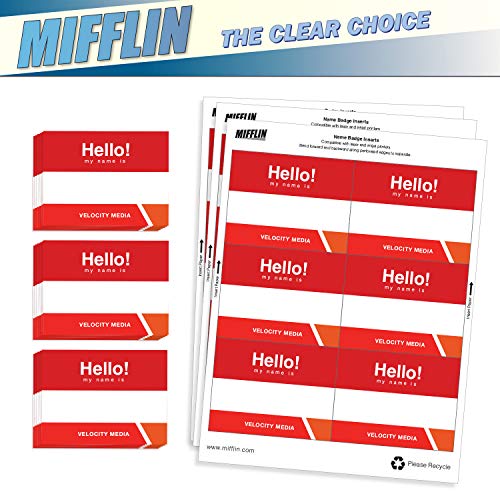 Inserts en papier pour badge de qualité supérieure pour une présentation nette et soignée - 7