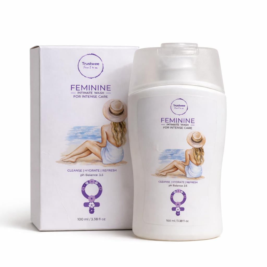 Trustwee Women’s Intimate Wash for Freshness & Odour Control | pH 3.5 Balance | With Tea Tree Leaf Oil for Gentle Cleansing | Daily Use Hygiene Wash | Prevents Itching, Bad Smell & Irritation |100 ml-image-32