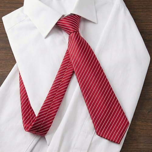 Image of Micro Fiber Stripped Neck Ties For Mens Boys Tie Length & Width - 58 Inch & 3 Inch