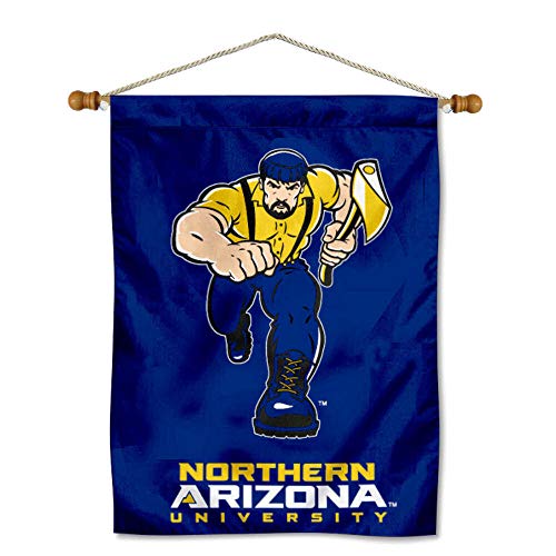 Cartel de leñadores del norte de Arizona con poste para colgar