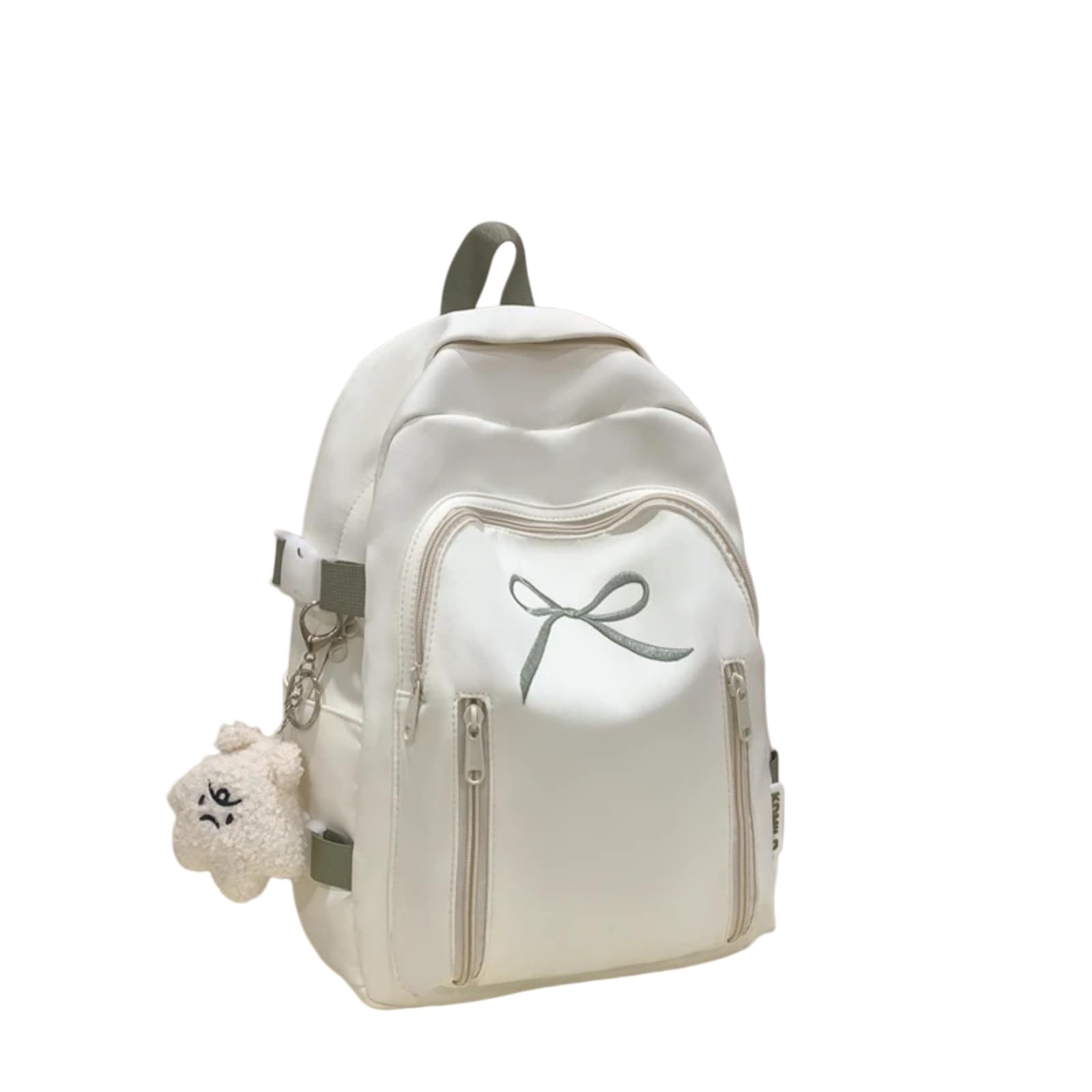 Mochila escolar Carino Arco Decorazione Zaino, Leggero Casual Daypack Moda Borsa Scolastica per Ragazze Adolescenti College Viaggio Giornaliero Uso All'aperto