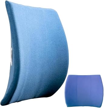 Back-Huggar The Original Lumbar Cushion Bucket Style - Blue