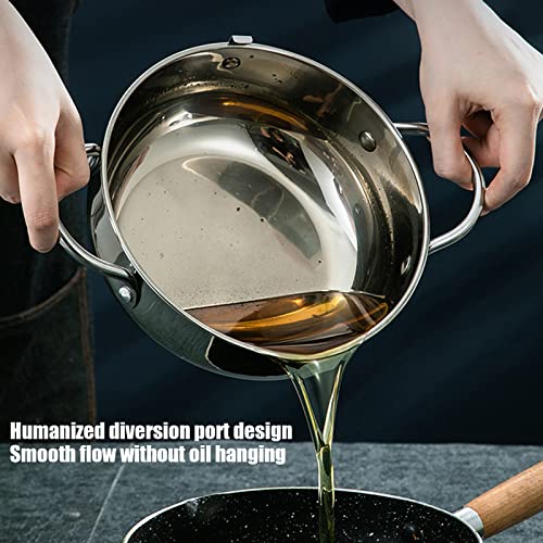 Tempura Japonesa Pequena Fritadeira Controle de Temperatura Controlador de Temperatura Frigideira Pa