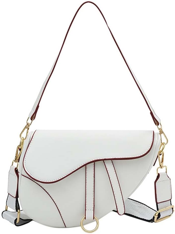 Women Trendy Small Clutch Purse Saddle Shoulder Bag Underarm Handbag Satchel HandBag Crossbody Bag