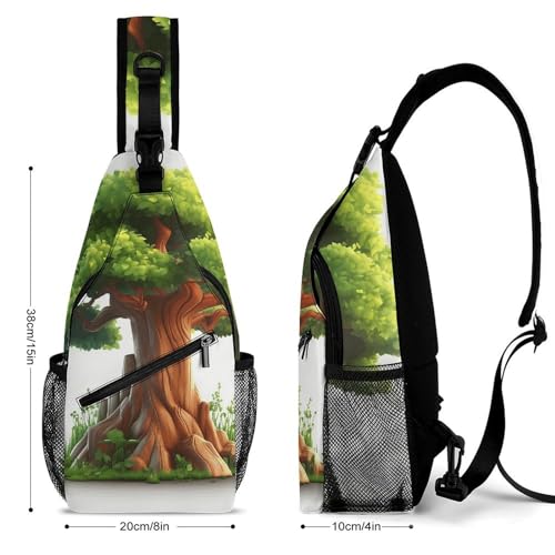 Bolso Sling cruzado casual para deporte y viaje miniatura 2
