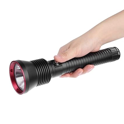EXCLUZO Waterproof Flashlight Hanging Strap Underwater Diving Flashlight Corrosion Resistant Double Layers for Camping Diving