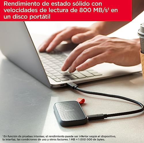 Miniatura 4 de Sandisk 1 Tb Portátil Ssd - Hasta 800 Mb S De Velocidad De Lectura, Usb 3.2 Gen 2