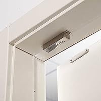 Vista 3 de Mousike Pestillo magnético para puerta, resistente de 90 libras, con fuerte magnético para cocina, armario, armario, puerta, cajón