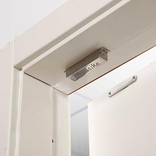 Miniatura 3 de Pestillo magnético para puerta, resistente de 90 libras, con fuerte imán para cocina, armario, armario, puerta, cajón (4 unidades)