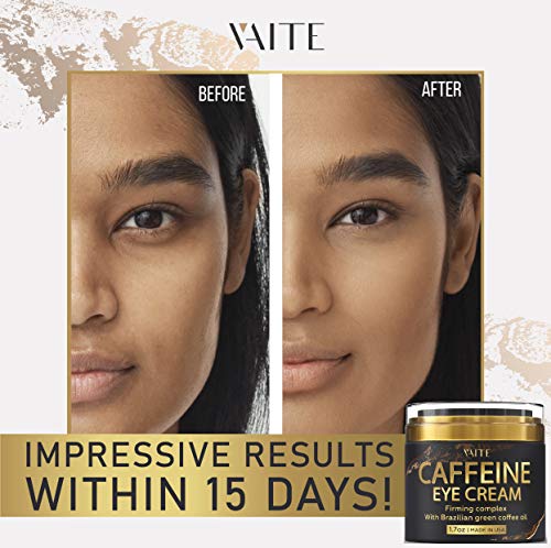 Caffeine Eye Cream - Anti-Aging & Wrinkle Fighting Skin Treatment - Reduces Puffiness & Dark Circle - Eye Lift Cream - Natural Skincare & Toxin Free - Made in USA