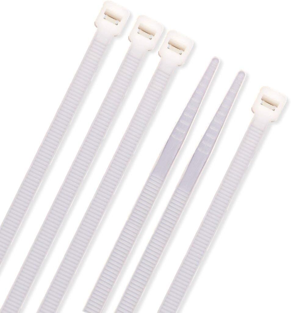 Axgo 100 Piece Multi-Purpose 12 Inch Nylon Self Locking Cable Ties, Black