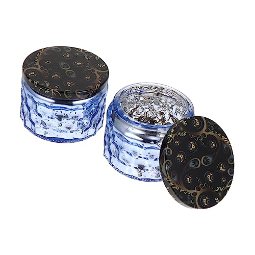 Beatifufu Elegant Glass Aromatherapy Candle Holder Empty Candle Cup for Home Decor