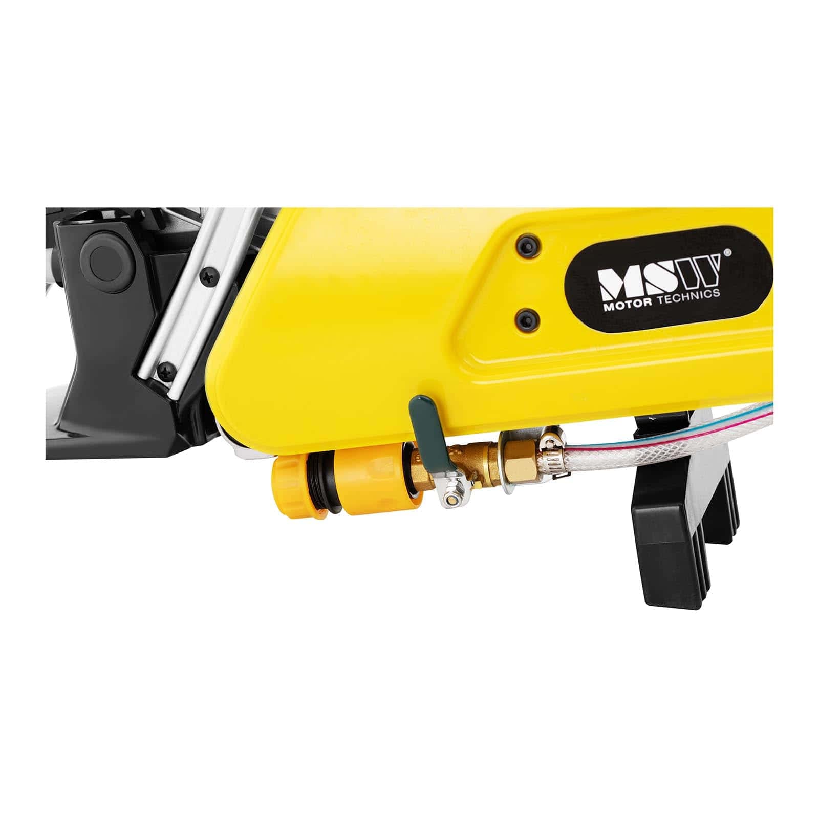 MSW Cortadora De Disco Máquina Para Hormigón A Gasolina TS-2500 (Profundidad de corte de 100 mm, Disco de corte de 300 mm, 2.500 W de potencia)