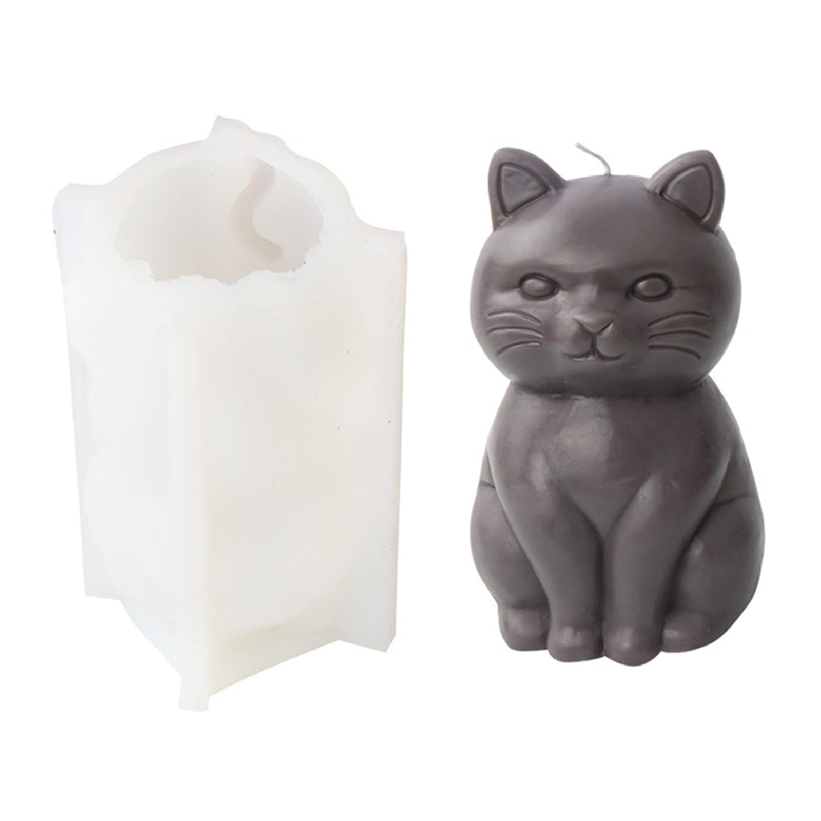 Moule en silicone bougie pour résine époxy et déco de bureau DIY