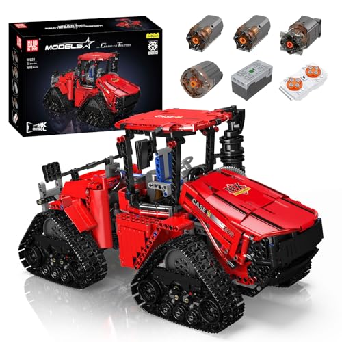 Mould King 18020 Tecnología Tractor Construcción Juguetes teledirigidos con 4 Motor Vehículo de Construcción Set de Modelo, Bloques de Construcción, Juguetes Regalos para Adultos y Niños (1698 piezas)