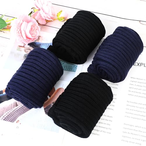Image of XEPST 2 Pairs Leg Warmers for Women, High Boot Cuffs Knitted Boot Topper Warmers Over Knee Footless Socks for Winter Warmer