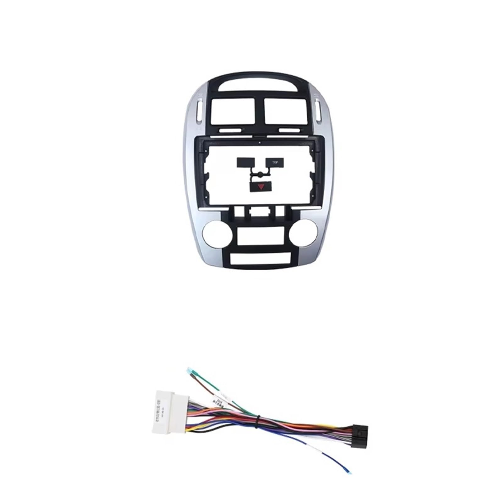 Para KIA Para CERATO 2006-2012 Coche Marco 9 Pulgadas Adaptador Fascia Android Radio Audio Dash Panel Ajuste Fascia Radio Coche