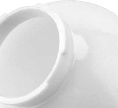 2 Pcs White Acrylic Replacement Globe, 6x6x3 inch Replacement Globe Shade, Smooth Light Covers for Light Fixture Decorative, Lighting Replacement