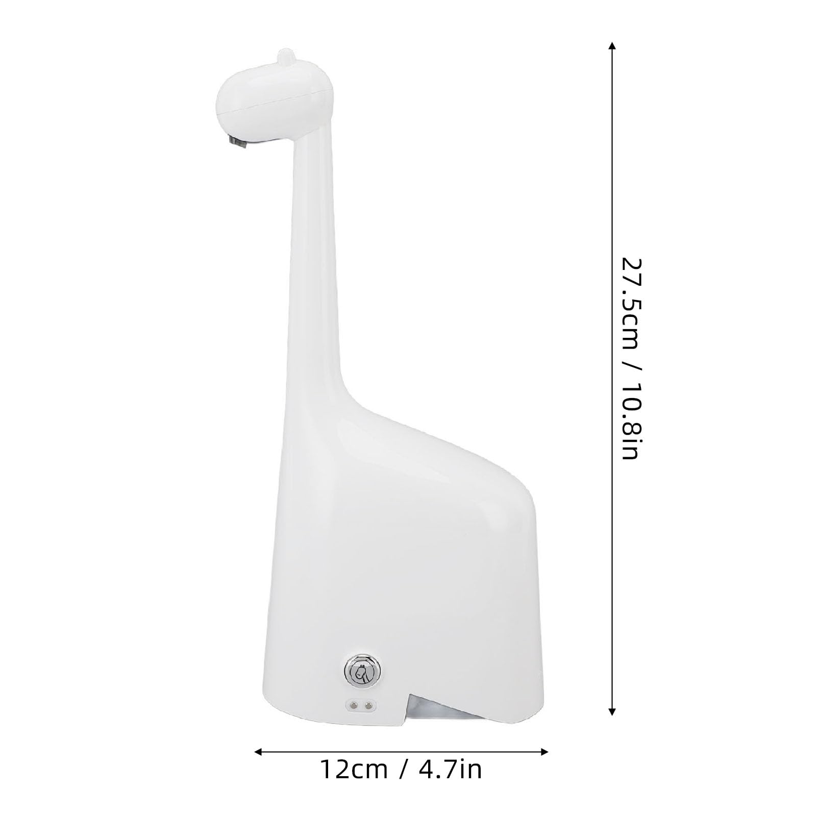 Distributore di Sapone Automatico, Rilevamento Elettrico Senza Tocco in Schiuma di Sapone Distribuibile USB Ricaricabile con Controllo in Schiuma Regolabile per il Bagno