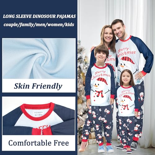 HYCLES Family Matching Pajama Sets, Long Sleeve Sleepwear Pjs for Adults Teens Women Men2