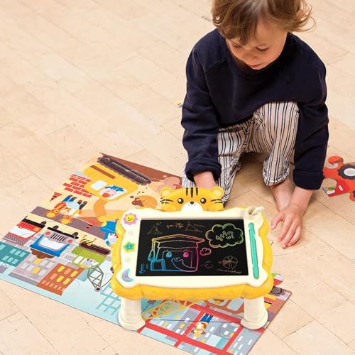 Tableta LCD de Escritura para Niños - Tablero de Dibujo con Soporte,Herramienta Educativa Interactiva para Práctica de Escritura de Niños y Niñas - imagen 3