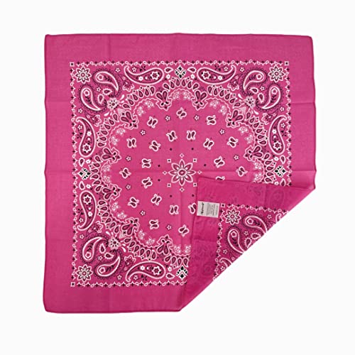 Image of Single Pack Bandanas 60s Premium Cotton Soft Thin Handfeel Large Handkerchief for Men and Women