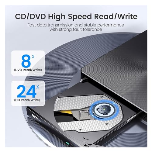 Graveur Blu-Ray 100G externe avec lecteur DVD RAM portable double couche DL - 6