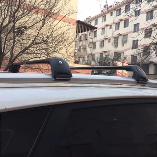Barres de toit Volvo XC60 coffre trop petit solution réglable noire - 3