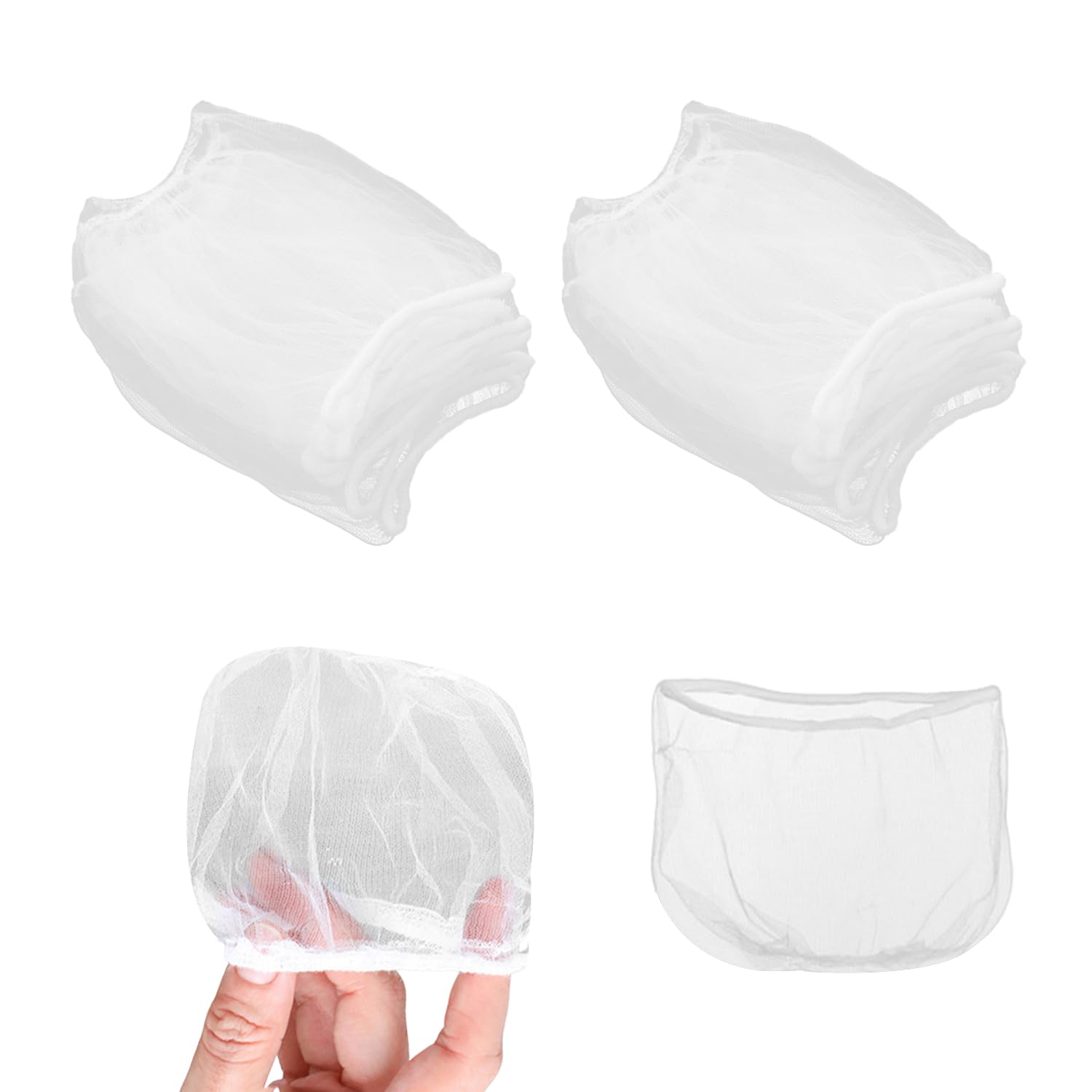 300 filtri di scarico, filtro per lavello, filtro per lavello da cucina, sacchetto filtro a rete, filtro facile da usare, filtro filtro (trasparente)