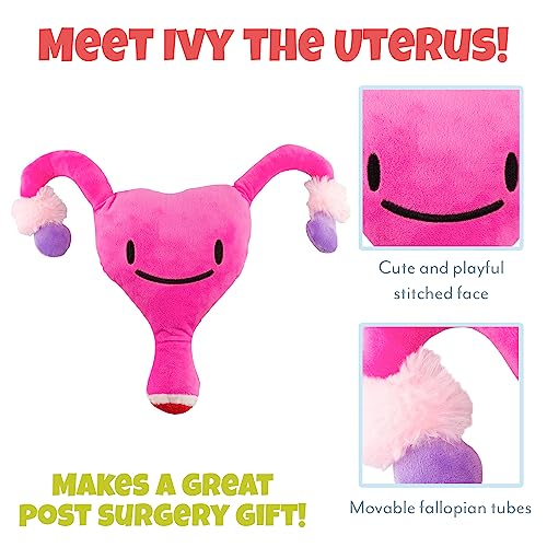 Attatoy Plush Uterus - Ivy The Uterus - Stuffed Toy, 12-Inch After Surgery Pal, Hysterectomy, Endometriosis, Fallopian Tubes, Ovaries #TOP6