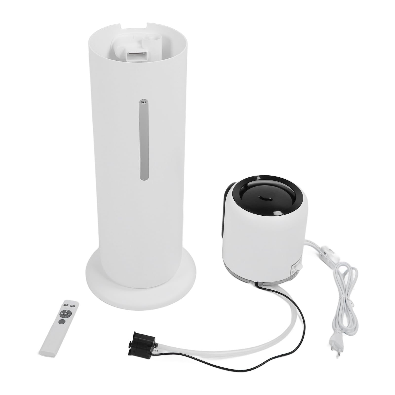 Umidificatore da Pavimento per la Casa, Umidificatore per Ambienti Grandi, Telecomando, Luce Notturna a Basso Rumore a 3 velocità, 9 Litri per la Casa (Spina UE CA 100‑240 V)