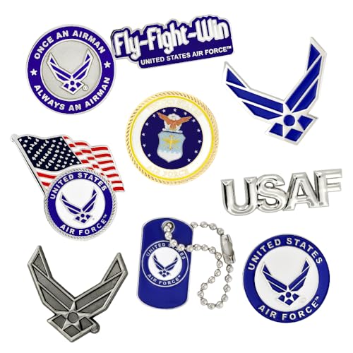 Épingles de l'USAF avec fermoir sécurisé anti-perte pour vestes épaisses et chapeaux