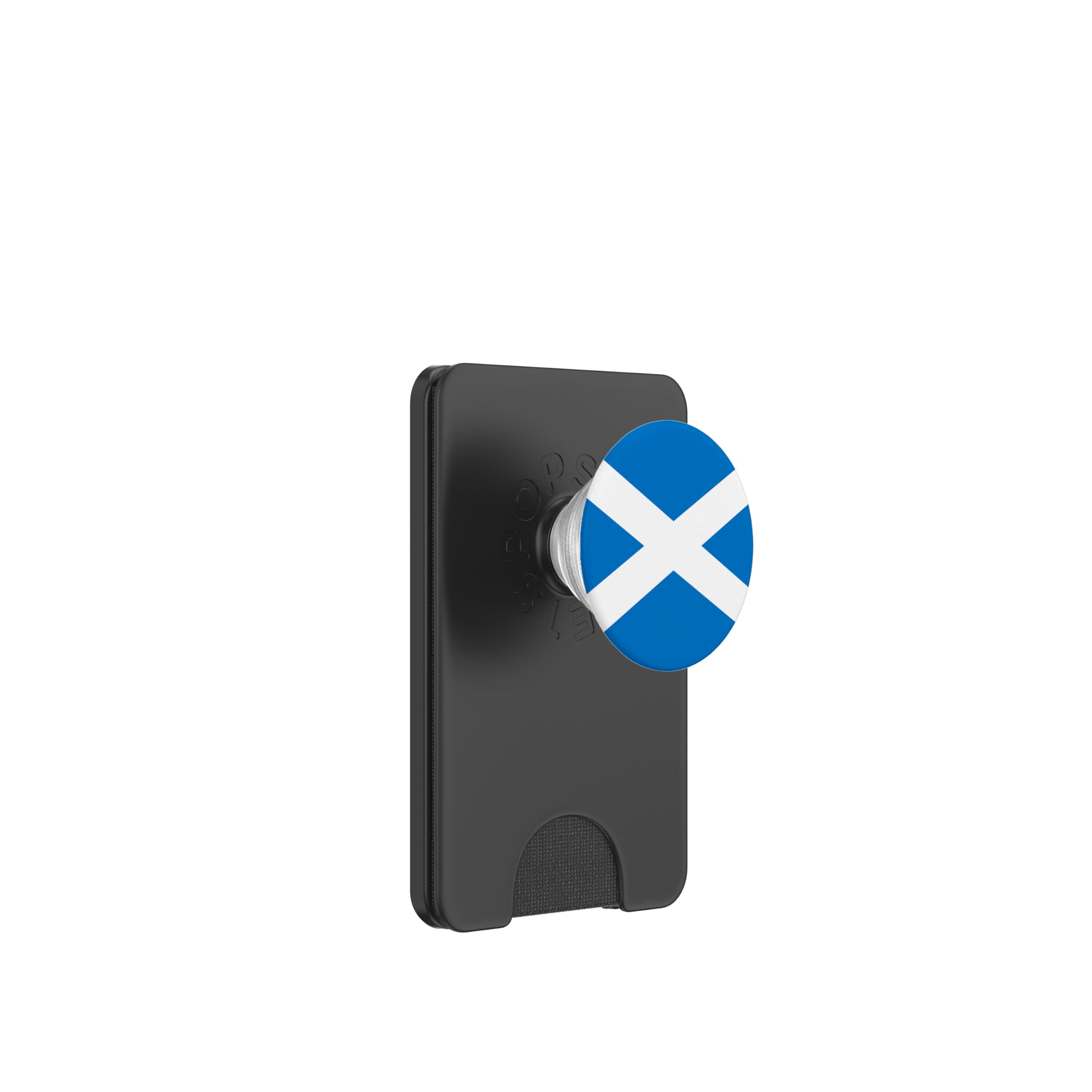 Scotland Flag UK Scottish Europe Neeps Haggis Saltire Cross PopSockets PopWallet for MagSafe, Black
