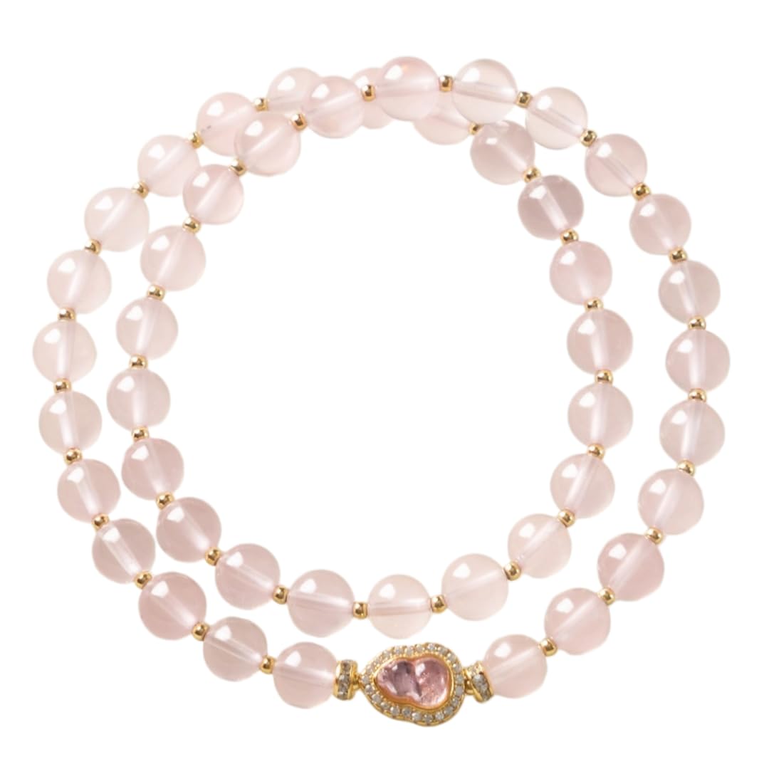 Braccialetto Pietre Naturali Bracciale Da Donna Con Cristalli Naturali Da 6mm