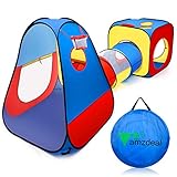 tunel juguete 🌺 Parque Infantil Divertido 🌺 Esta tienda de campaña infantil incluye 3 partes: una tienda triangular, una tienda cuadrada con una canasta y un túnel, lo que crea un espacio privado y interesante para los niños. Estimula la Psicomotricidad que es beneficiosa para el crecimiento y desarrollo de los niños