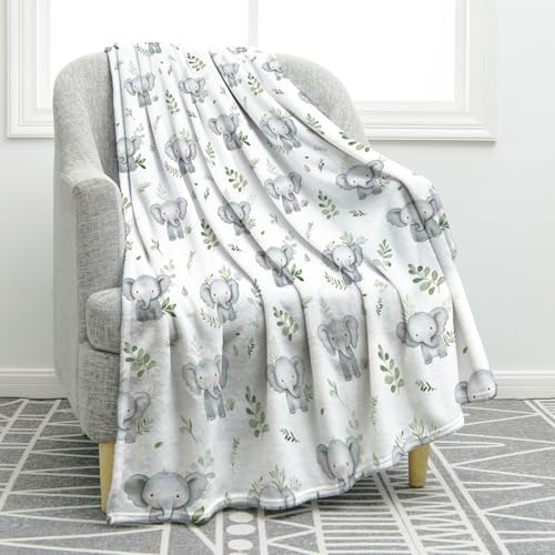 Jekeno Elephant Gifts Blanket for Women Girls Mom Birthday Mother...