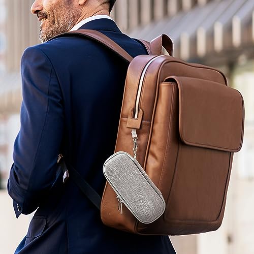 Image of AGPTEK Carrying Case, EVA Zipper Carrying Hard Case Cover for Digital Voice Recorders, MP3 Players, Storage Holder for 3D Printing Pen, USB Cable, Earphones, Memory Cards, U Disk, Gray