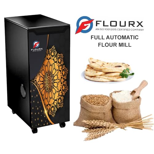 Image of Atta Maker | Flour Mill | Atta Chakki Machine for Home | Automatic Domestic Ghar Ghanti for Grinding Masala and Grains, with Standard Accessories (Black HD)