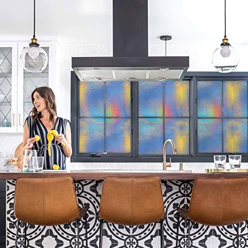 Dktie S70 World Color Artist Series Stained Glass Window Film (230, 17.7'' X 78.7'') #TOP1