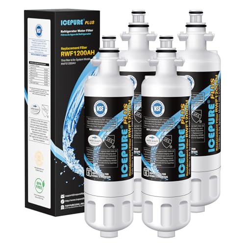 Image of ICEPURE PLUS 46-9690 NSF53 Certified Replacement for LG LT700P Filter,4PACK