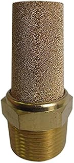 MettleAir BSL-N04 Pneumatic Muffler Filter, Sintered Bronze, 1/2" NPT (Pack of 10)