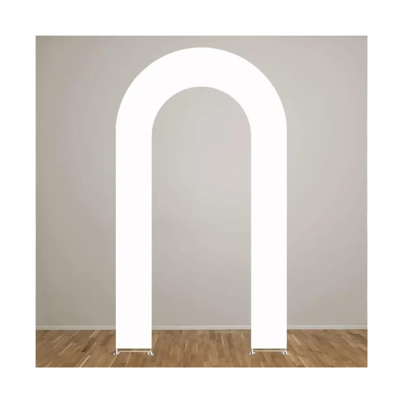 Pokrowiec na łukowe tło, Zestaw osłon na łuk ślubny z otwartym łukiem w kształcie litery U(Blue,3ftx6.5ft)