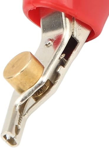 Miniatura 9 de Pinzas de cocodrilo de metal, abrazadera de clip de cocodrilo para conector surtido, abrazadera de batería eléctrica con aguja, pinzas de cocodrilo
