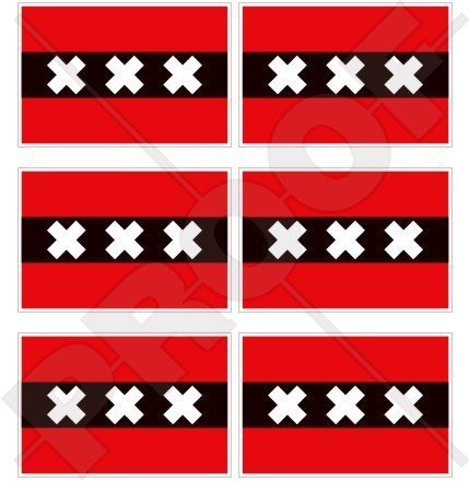 Set Di 6 Adesivi Bandiera Olanda / Paesi Bassi 4x2,7 Cm - Decalcomanie In Vinile Per Cellulare, Computer, Valigia, Auto - Impermeabili E Resistenti