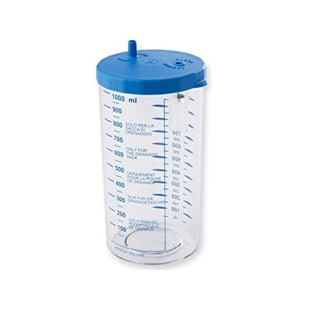 Gima 28258 Vaso Autoclavabile per Sacche Monouso Aspeed, 1 Litro