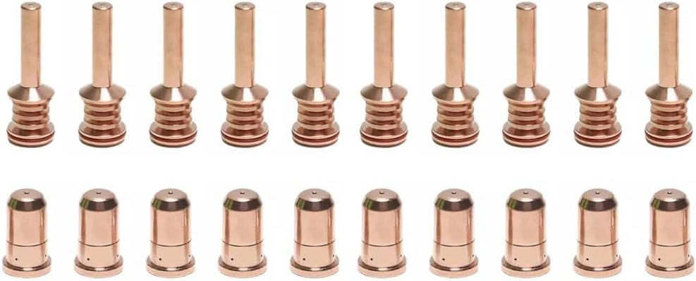 10pcs 420134 Nozzle & 10pcs 420132 electrode compatible with PMX 30 AIR Plasma Cutter Consumables