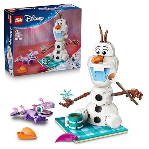 LEGO | Disney Frozen Divertido Pícnic de Olaf y Bruni – Set de Construcción – Kit Basado en Frozen con Muñeco de Nieve y Salamandra – para Niñas y Niños Desde 7 Años – 43287 | Ya disponible en tu tienda friki favorita! En mundofriki.es!