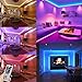 Targherle LED Strip Lights, LED Light Strip 32.8 Feet/10M 5050 RGB Flexible Color Changing Strip Light with 44 Keys IR Remote Controller and 12V 5A Power Supply