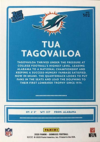 image for Miami Dolphins Factory Sealed Team Set Miami Dolphins 2020 Donruss Fac